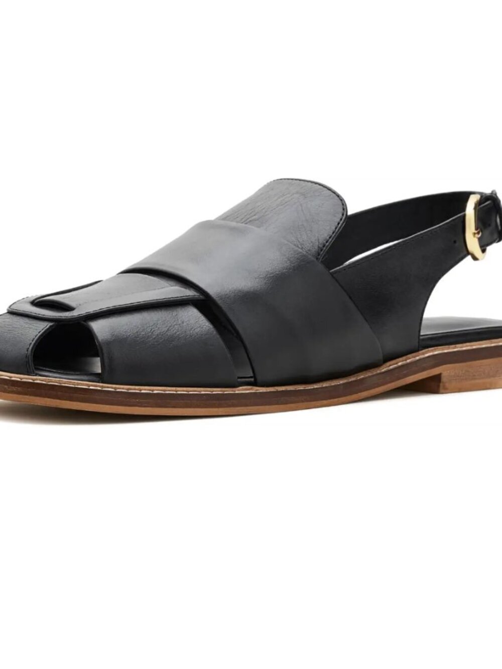 Free People Black Libby Fisher Flats Sz 6.5 NWOT